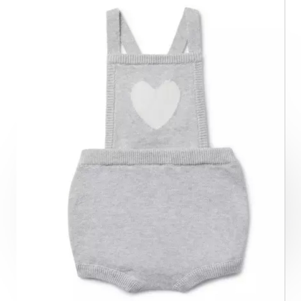 Janie & Jack Baby Heart Sweater Romper Size 12 - 18 Months - Picture 1 of 6